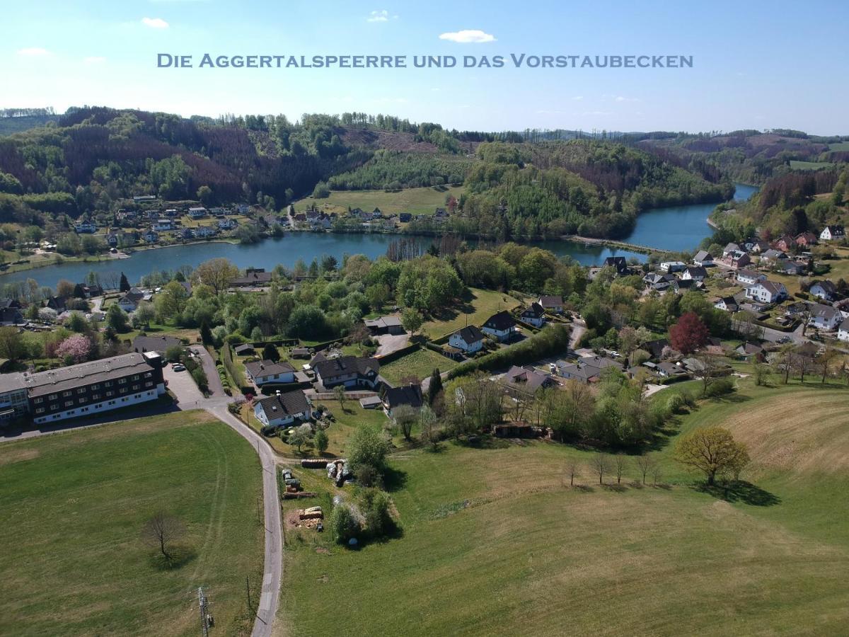 Exklusive Ferienwohnung 'Agger-Blick' Mit Grosser Seeblick-Terrasse & Sauna Gummersbach Zewnętrze zdjęcie