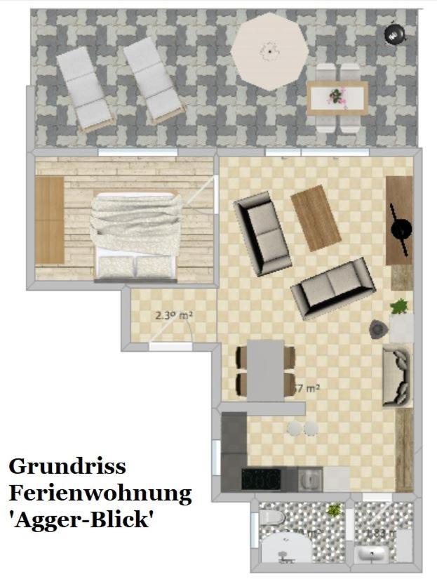 Exklusive Ferienwohnung 'Agger-Blick' Mit Grosser Seeblick-Terrasse & Sauna Gummersbach Zewnętrze zdjęcie