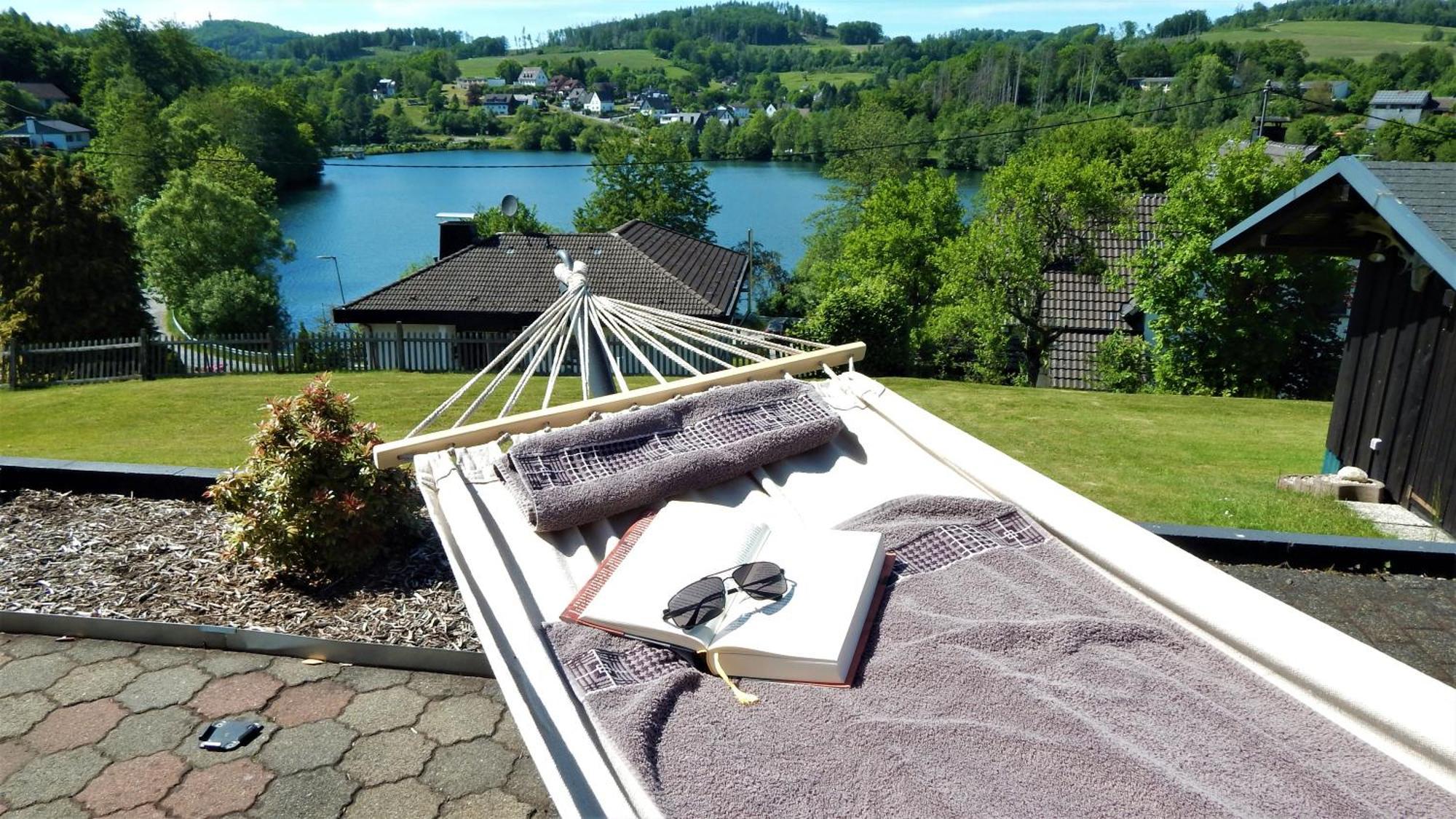 Exklusive Ferienwohnung 'Agger-Blick' Mit Grosser Seeblick-Terrasse & Sauna Gummersbach Zewnętrze zdjęcie